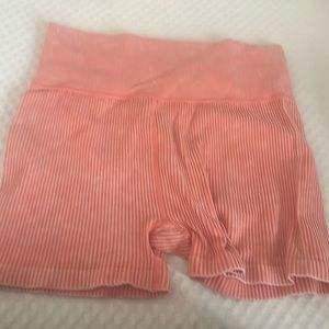 Salmon pink shorts